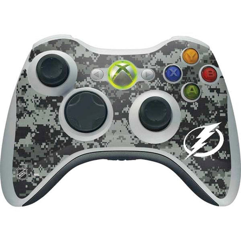 NHL Tampa Bay Lightning Camo Xbox 360 Wireless Controller Skin