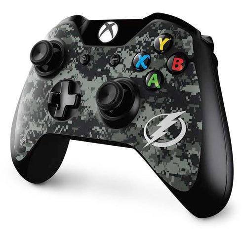 NHL Tampa Bay Lightning Camo Xbox One Controller Skin