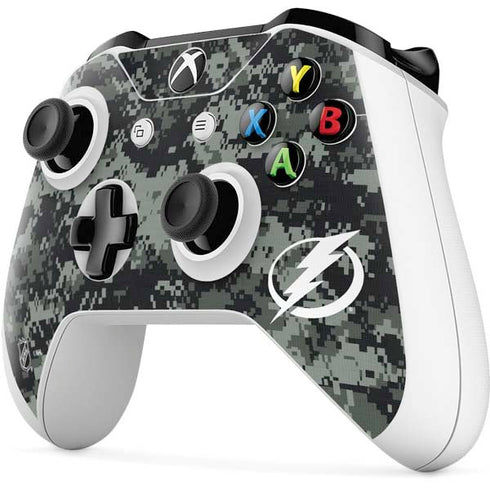NHL Tampa Bay Lightning Camo Xbox One S All-Digital Edition Bundle Skin