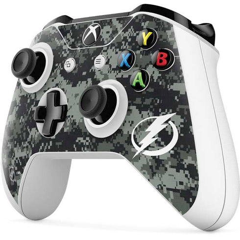 NHL Tampa Bay Lightning Camo Xbox One S Controller Skin