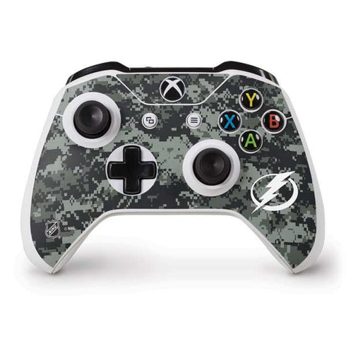 NHL Tampa Bay Lightning Camo Xbox One S Controller Skin