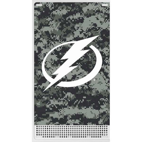 NHL Tampa Bay Lightning Camo Xbox Series S Console Skin