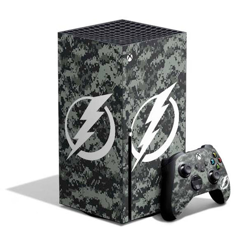 NHL Tampa Bay Lightning Camo Xbox Series X Bundle Skin