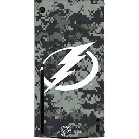 NHL Tampa Bay Lightning Camo Xbox Series X Console Skin
