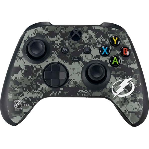 NHL Tampa Bay Lightning Camo Xbox Series X Controller Skin
