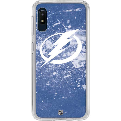 NHL Tampa Bay Lightning Frozen Galaxy A10e Clear Case