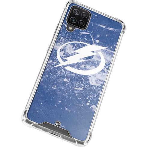 NHL Tampa Bay Lightning Frozen Galaxy A12 Clear Case