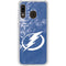 NHL Tampa Bay Lightning Frozen Galaxy A20 Clear Case