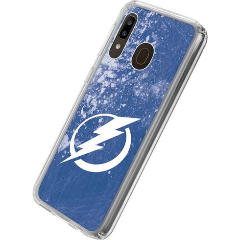 NHL Tampa Bay Lightning Frozen Galaxy A20 Clear Case