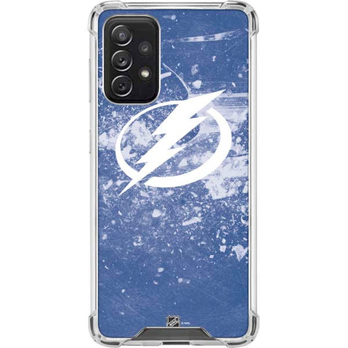 NHL Tampa Bay Lightning Frozen Galaxy A72 5G Clear Case