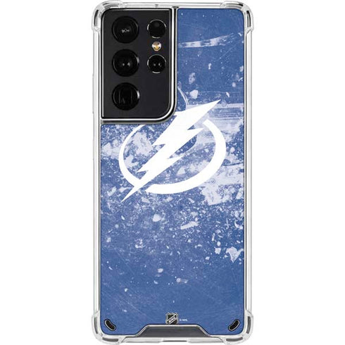 NHL Tampa Bay Lightning Frozen Galaxy S21 Ultra 5G Clear Case