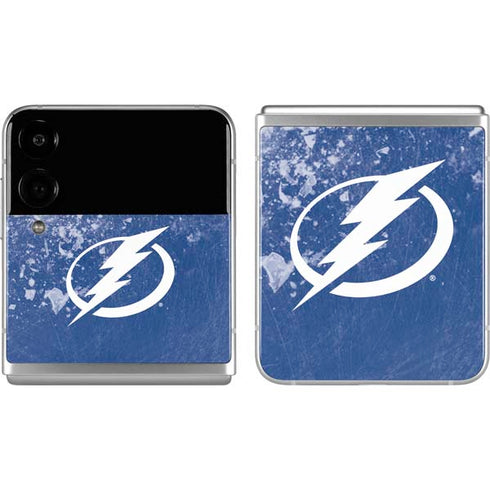 NHL Tampa Bay Lightning Frozen Galaxy Z Flip4 5G Skin