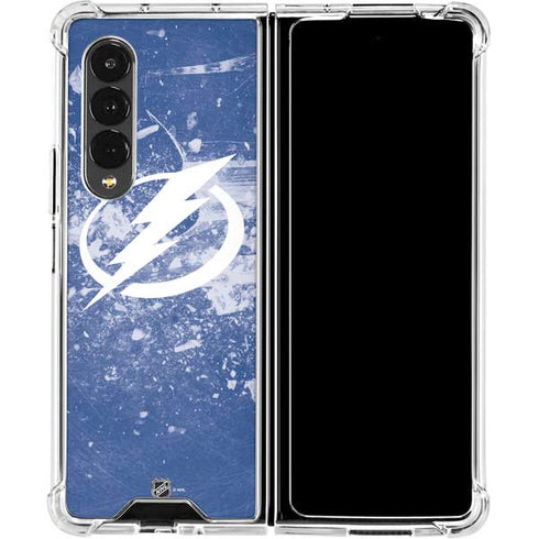 NHL Tampa Bay Lightning Frozen Galaxy Z Fold4 5G Clear Case