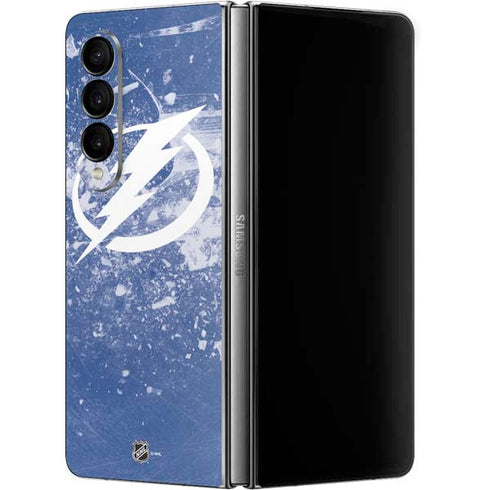NHL Tampa Bay Lightning Frozen Galaxy Z Fold4 5G Skin