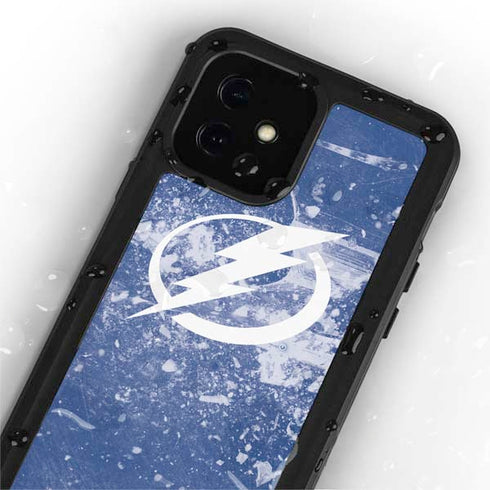 NHL Tampa Bay Lightning Frozen iPhone 12 Mini Waterproof Case