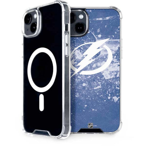 NHL Tampa Bay Lightning Frozen iPhone 15 Plus MagSafe Case