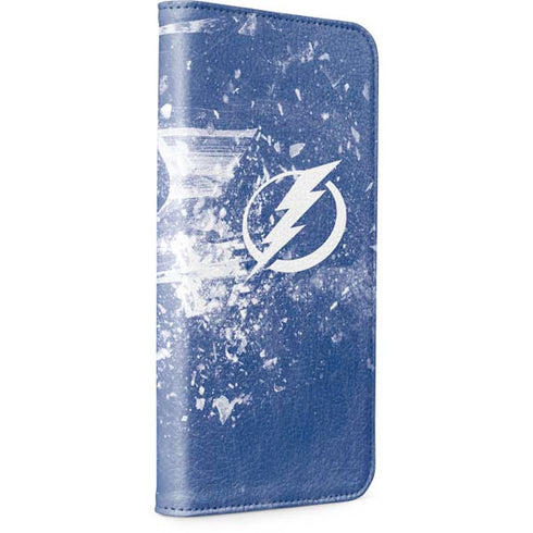 NHL Tampa Bay Lightning Frozen iPhone 15 Plus Folio Case