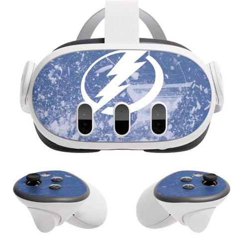 NHL Tampa Bay Lightning Frozen Meta Quest 3 Skin