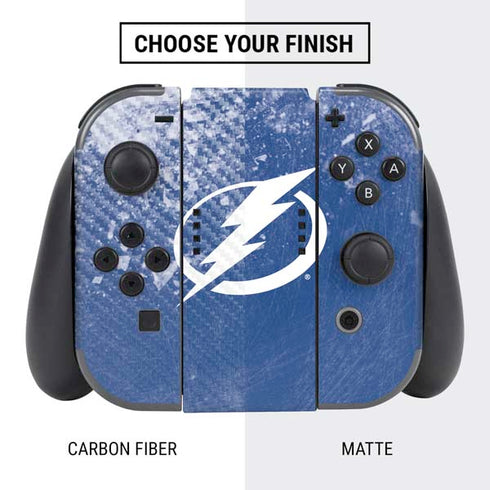 NHL Tampa Bay Lightning Frozen Nintendo Switch Bundle Skin
