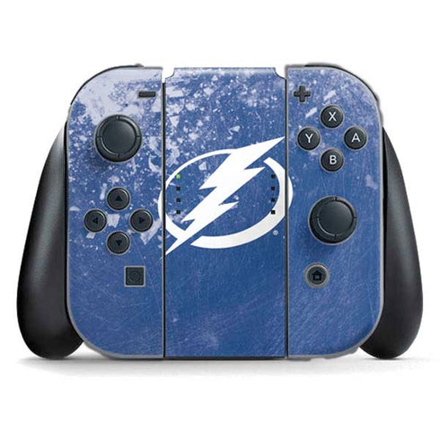 NHL Tampa Bay Lightning Frozen Nintendo Switch (2017-2021) Joy-Con Controller Skin