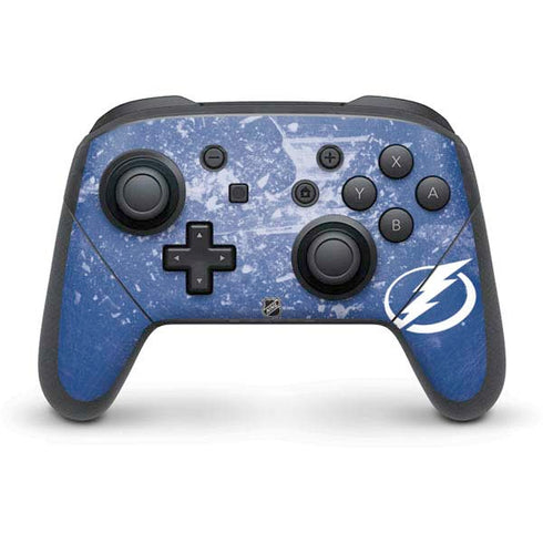 NHL Tampa Bay Lightning Frozen Nintendo Switch Pro Controller Skin