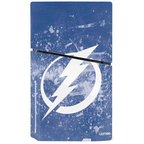 NHL Tampa Bay Lightning Frozen PS5 Slim Disk Bundle Skin
