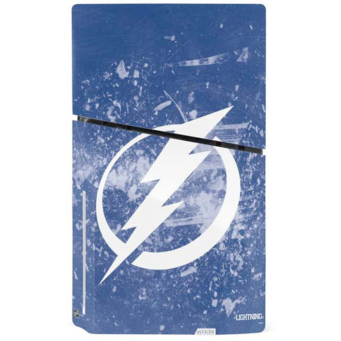 NHL Tampa Bay Lightning Frozen PS5 Slim Disk Console Skin