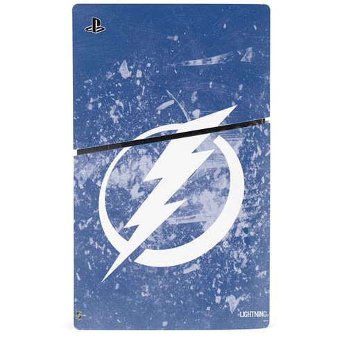 NHL Tampa Bay Lightning Frozen PS5 Slim Digital Edition Bundle Skin