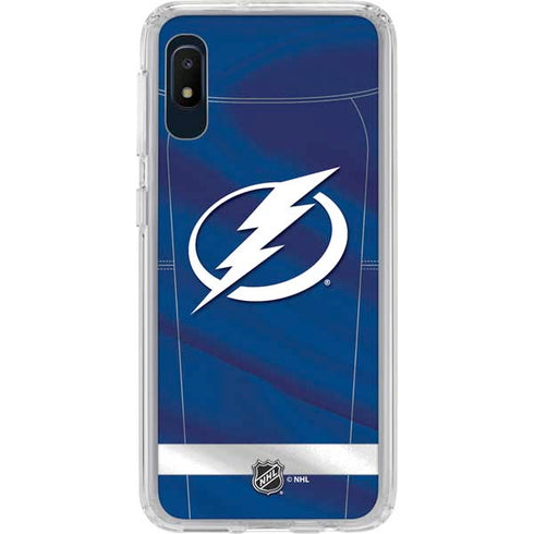 NHL Tampa Bay Lightning Jersey Galaxy A10e Clear Case