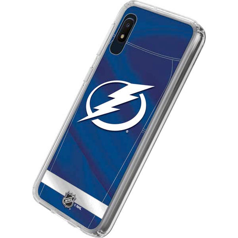 NHL Tampa Bay Lightning Jersey Galaxy A10e Clear Case