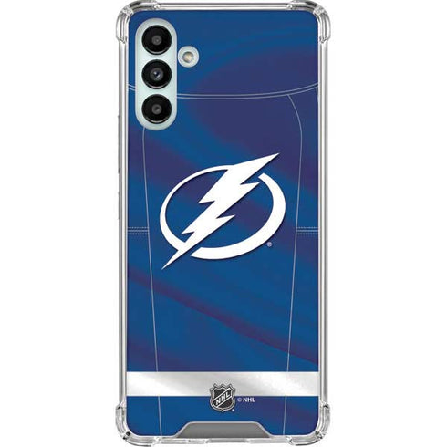 NHL Tampa Bay Lightning Jersey Galaxy A13 5G Clear Case