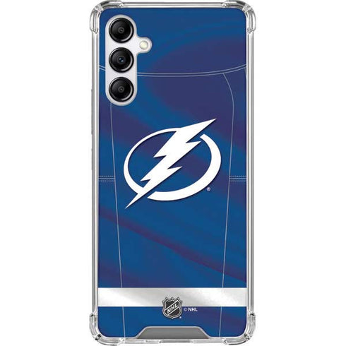 NHL Tampa Bay Lightning Jersey Galaxy A14 5G Clear Case