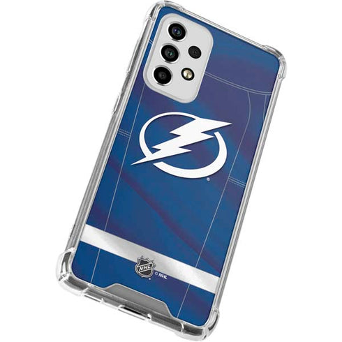 NHL Tampa Bay Lightning Jersey Galaxy A53 5G Clear Case