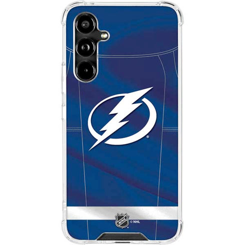 NHL Tampa Bay Lightning Jersey Galaxy A54 5G Clear Case