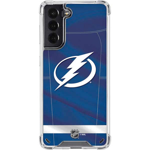 NHL Tampa Bay Lightning Jersey Galaxy S21 5G Clear Case