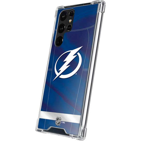 NHL Tampa Bay Lightning Jersey Galaxy S22 Ultra Clear Case