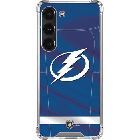 NHL Tampa Bay Lightning Jersey Galaxy S23 Clear Case