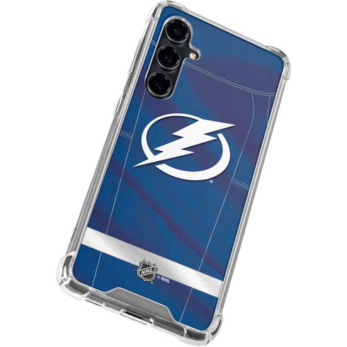 NHL Tampa Bay Lightning Jersey Galaxy S23 FE Clear Case
