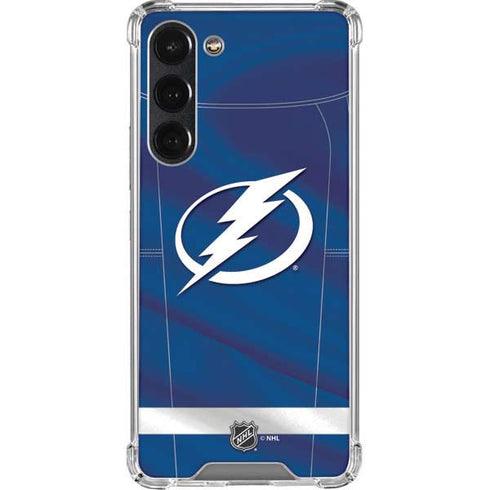 NHL Tampa Bay Lightning Jersey Galaxy S23 Plus Clear Case