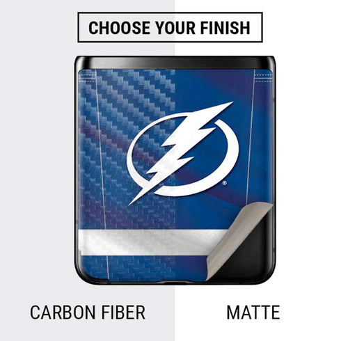NHL Tampa Bay Lightning Jersey Galaxy Z Flip Skin