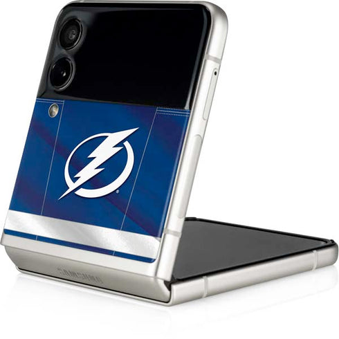 NHL Tampa Bay Lightning Jersey Galaxy Z Flip3 5G Skin