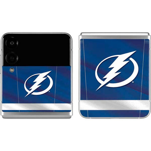 NHL Tampa Bay Lightning Jersey Galaxy Z Flip4 5G Skin