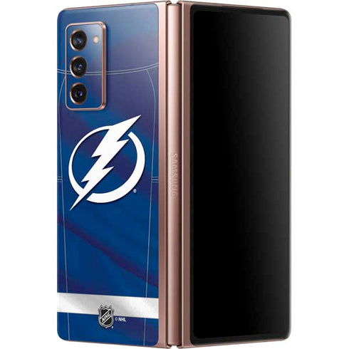 NHL Tampa Bay Lightning Jersey Galaxy Z Fold2 5G Skin