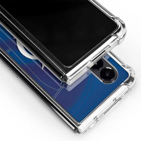 NHL Tampa Bay Lightning Jersey Galaxy Z Fold4 5G Clear Case
