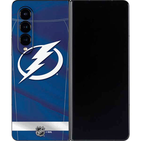 NHL Tampa Bay Lightning Jersey Galaxy Z Fold4 5G Skin