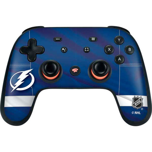 NHL Tampa Bay Lightning Jersey Google Stadia Controller Skin