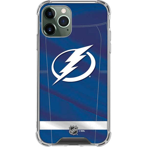 NHL Tampa Bay Lightning Jersey iPhone 12 Pro Clear Case