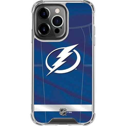 NHL Tampa Bay Lightning Jersey iPhone 13 Pro Clear Case