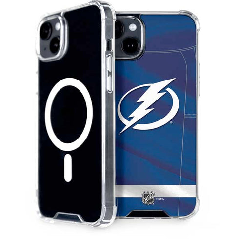 NHL Tampa Bay Lightning Jersey iPhone 15 Plus MagSafe Case