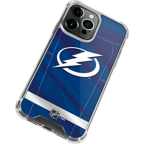 NHL Tampa Bay Lightning Jersey iPhone 15 Pro Max Clear Case